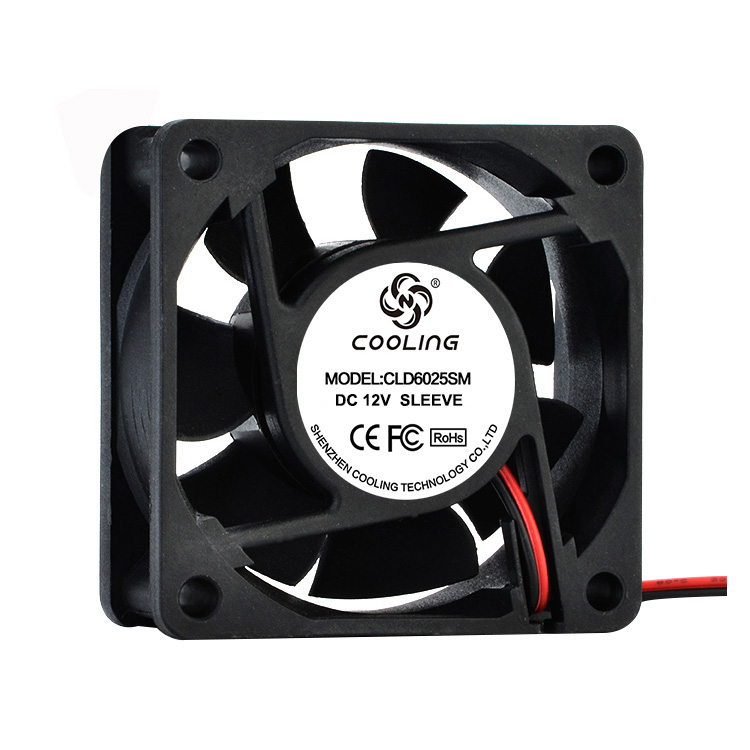 2-Pack Endlessparts 60mm DC Case Fan – 2-Pin, 24V, 6025, 60x60x25mm Cooling Fan