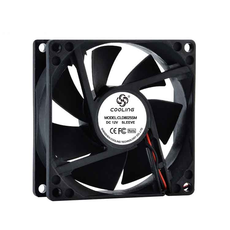 8025 12V 24V 48VDC (80X80X25mm) Cooling Fan