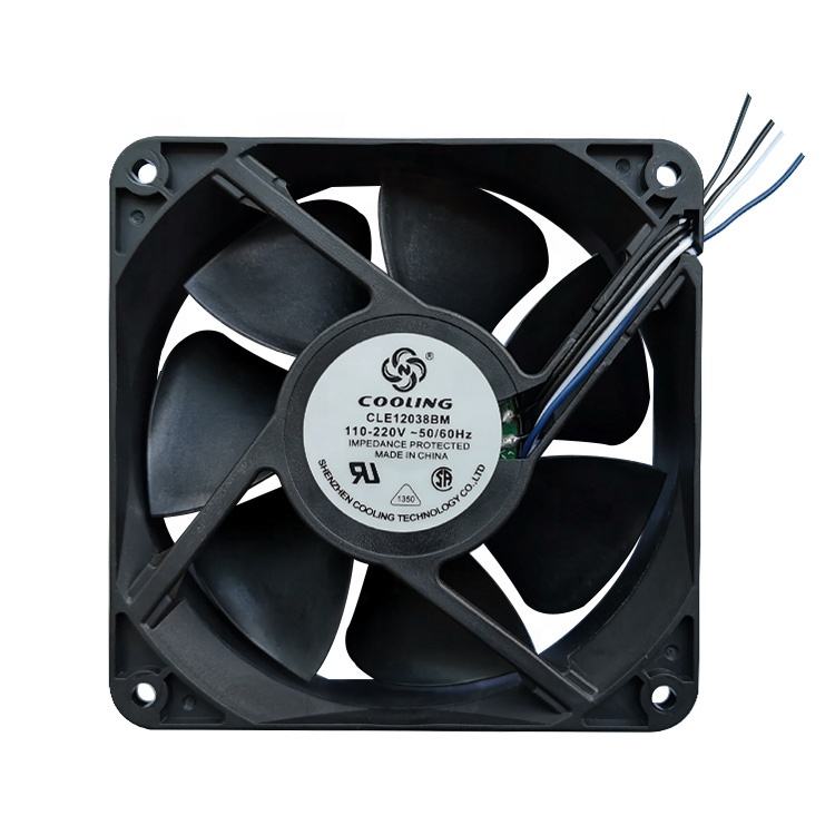 12038 12V 24V 48VDC 110-220VAC (120x120x38mm) EC Fan | Cooling Fan