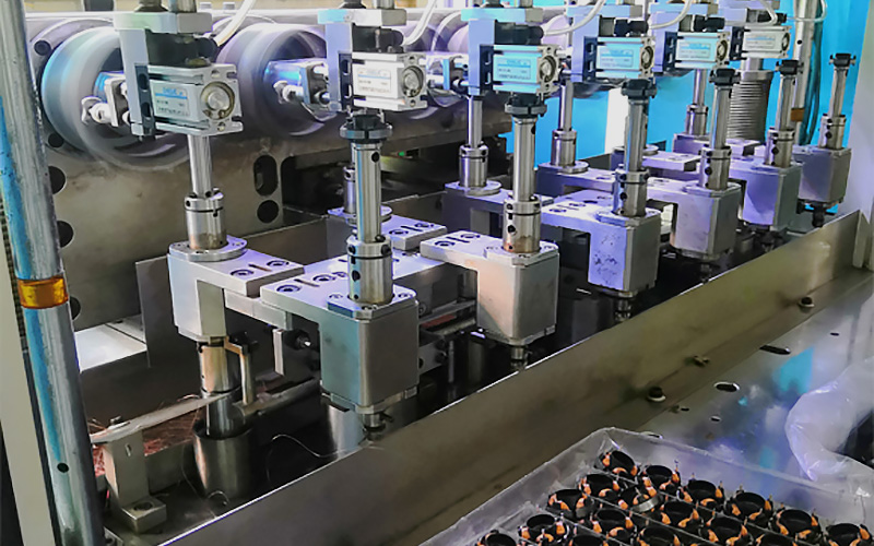 cooling fan producing machine